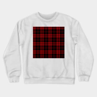 Scotland Tartan Black And Red Pattern Crewneck Sweatshirt